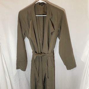 American Apparel Army Green Trench Coat